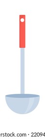 Icono de Ladle Kitchenware. Ilustración del vector