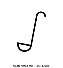 ladle line icon for apps and web sites