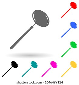 Leiter mit mehrfarbigem Stil Symbol. Einfache Bildyph, flache Vektorillustration von Küchenwerkzeugen für i und ux, Website oder mobile Anwendungen