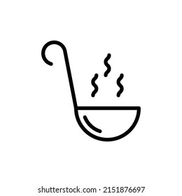 ladle new icon simple vector