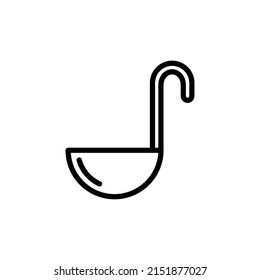 ladle new icon simple vector