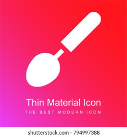 Ladle red and pink gradient material white icon minimal design
