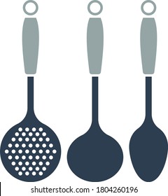 Icono de conjunto de barras. Diseño de color plano. Ilustración vectorial.