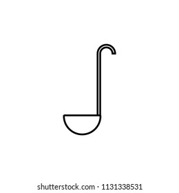 ladle simple line icon