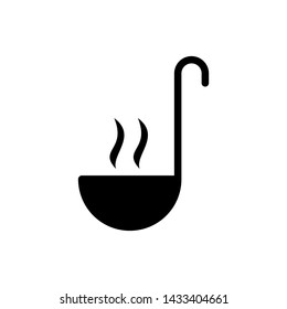 Ladle soup cook icon vector