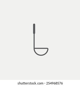 Ladle soup icon