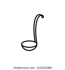 ladle soup icon vector design templates white on background