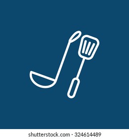 ladle spatula icon