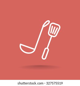 ladle spatula icon