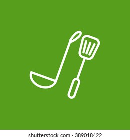 ladle spatula icon