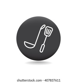 ladle spatula icon