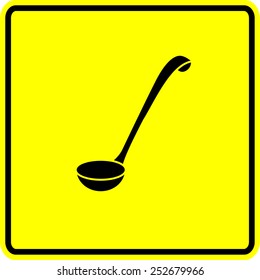 signo de cuchara de lienzo