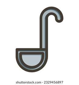 Colores Ladle Thick Line Llenled Para Uso Personal Y Comercial.
