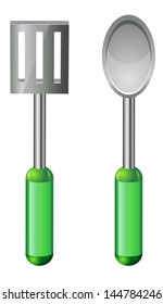 Ladle vector icons