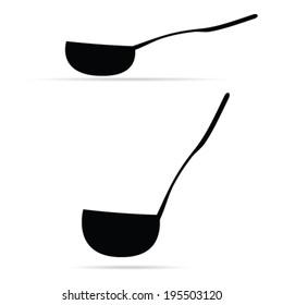 ladle vector illustration on a white