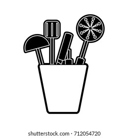 ladles  vector illustration