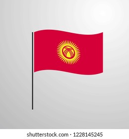 Bandera ondulada de Ladonia