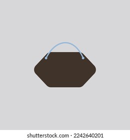 Lady bag icon or symbol