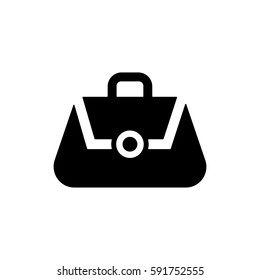 lady bag icon vector illustration