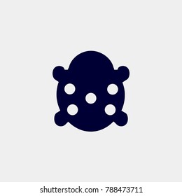 lady bird icon, Vector illustration