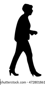 a lady body silhouette vector