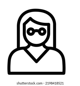 Icono de vectores de línea de negrita fácilmente modificado