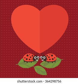 lady bug happy valentine
