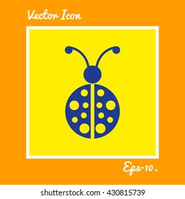 Lady Bug Icon. Eps-10.