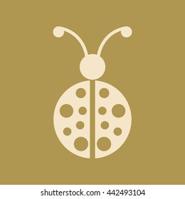 Lady Bug Icon. Eps-10.