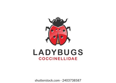 Lady bug insect nature icon symbol illustration