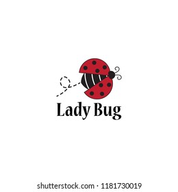 Lady Bug Logo Template Design