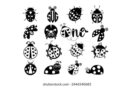 lady bug  SVG,, Silhouette, Cut File, cutting files, printable design, Clipart, svg