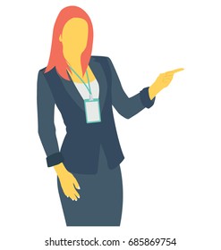 
Lady Color Vector Icon

