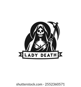 Lady Death Logo zum Verkauf.