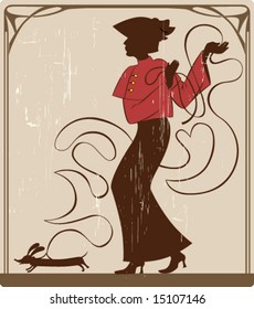 Lady with the dog