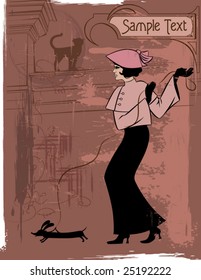 Lady with the dog