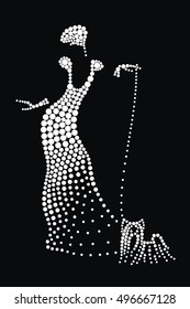 Lady with a dog