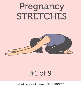 Lady doing her Daily Pregnancy Exercises