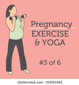 Lady doing her Daily Pregnancy Exercise