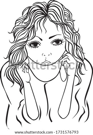 Lady with face cloth masked