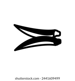 Lady Finger  icon in vector. Logotype
