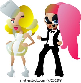 Lady Gaga Caricatures