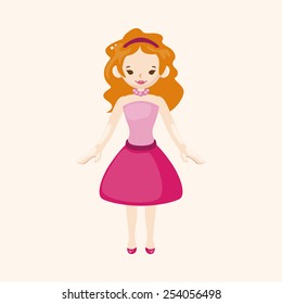 Beautiful Teenager Red Hair Girl School Stock Vector (Royalty Free ...
