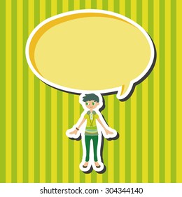 lady girl cartoon theme elements vector,eps