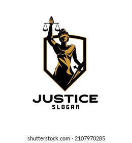 lady god justice law logo