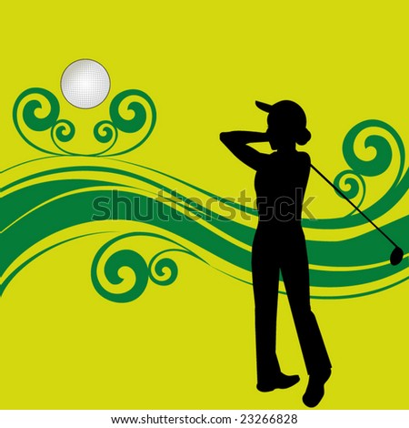 lady golfer