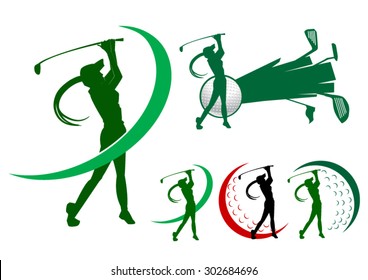 Lady Golfer Icons
Golf Icon Logo