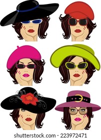 lady in hat