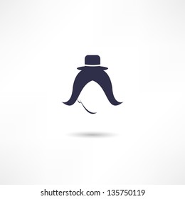 Lady in hat icon