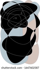 Lady in hat - serie oneliner